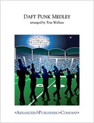 Daft Punk Medley Marching Band sheet music cover Thumbnail